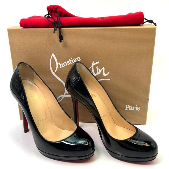 🌷❤️‍🔥FINAL SALE 🔥 NO OFFERS🌷💥Christian Louboutin Neofilo 120 Pumps 34.5 - Picture 3 of 8